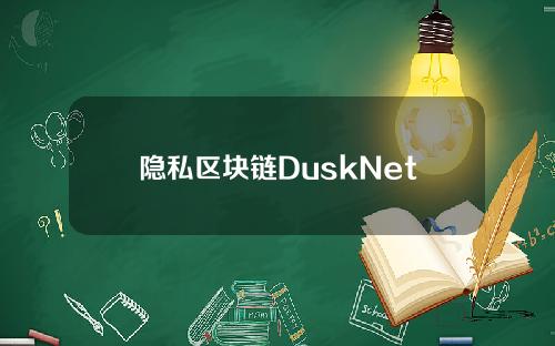 【开封】隐私区块链DuskNetwork将于本月底结束激励测试网络的第一阶段，并于2023年开始下一阶段。